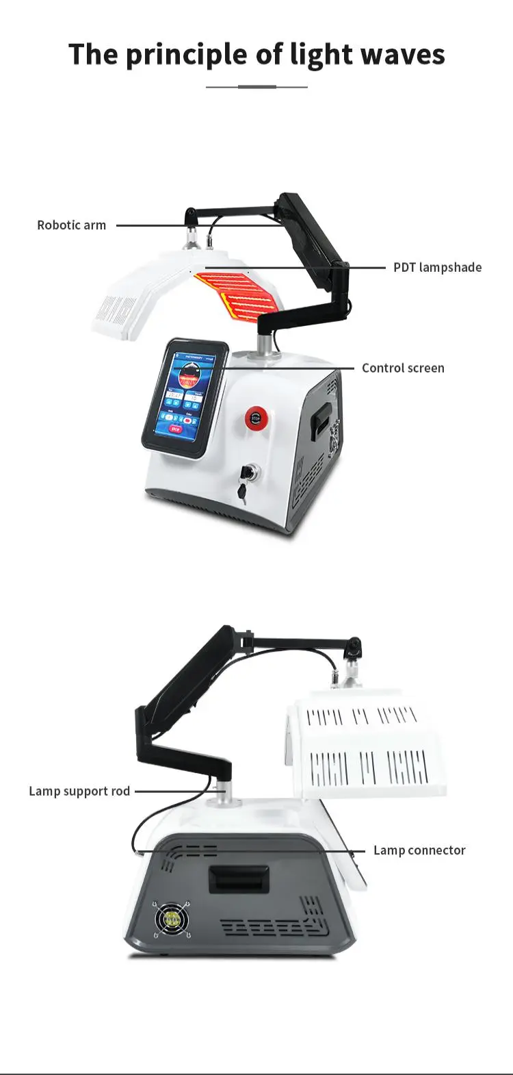 pdt led light therapy machine made in China