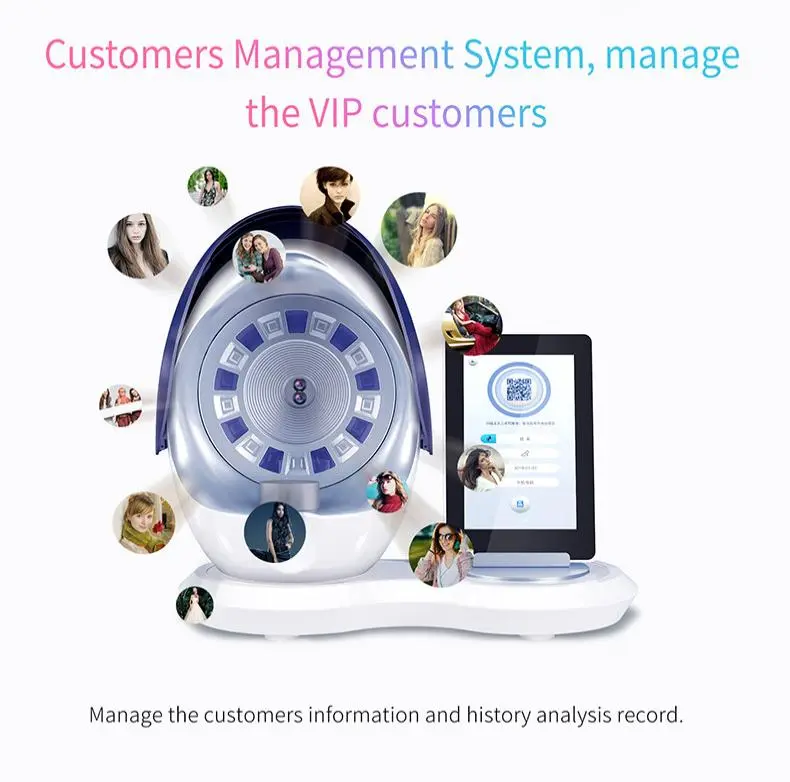 facial scanner skin analyzer made in China facial scanner skin analyzer made in China