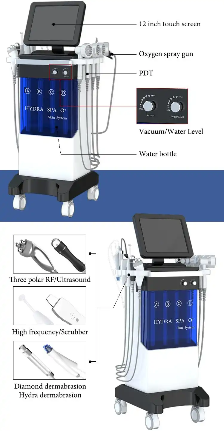 china 14 in 1 hydra dermabrasion manufacturers