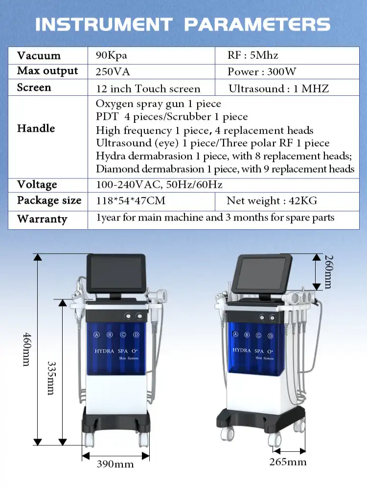 china 14 in 1 hydra dermabrasion for sale