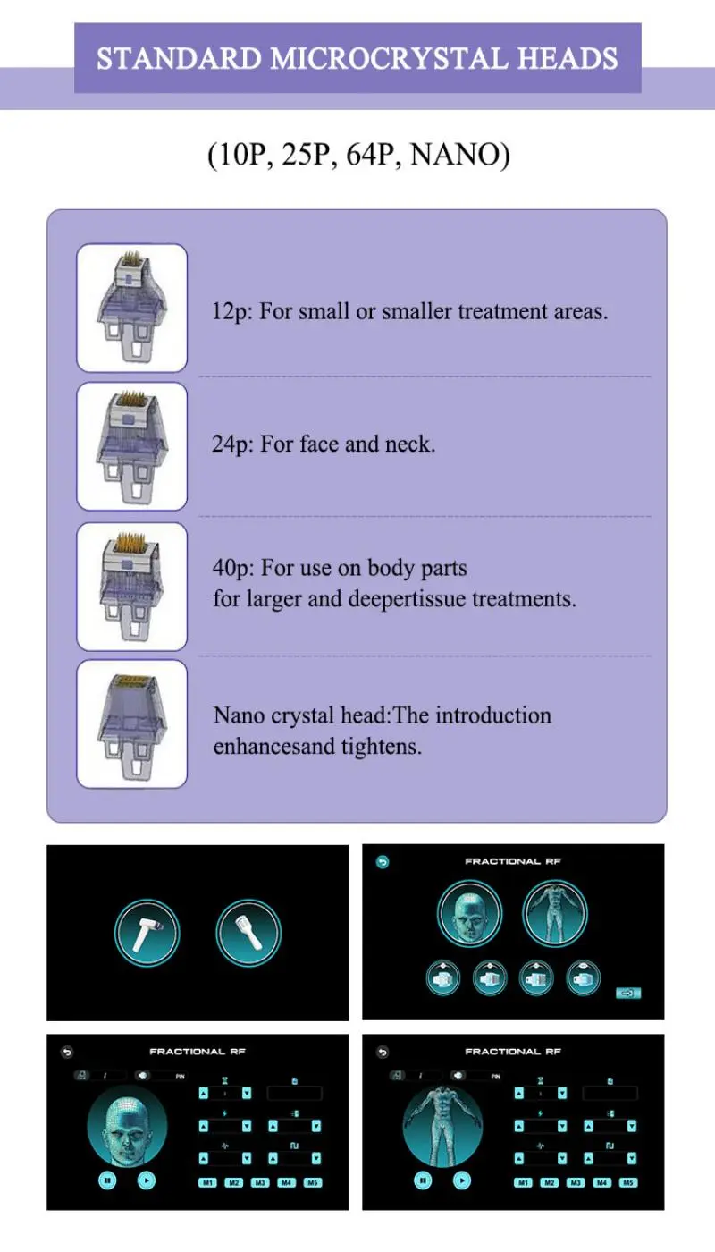 china morpheus 8 rf microneedling machine for sale