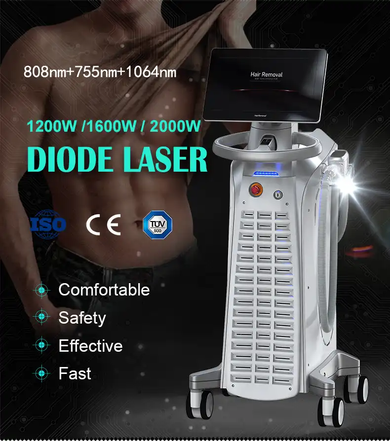 808 diode laser hair removal machine